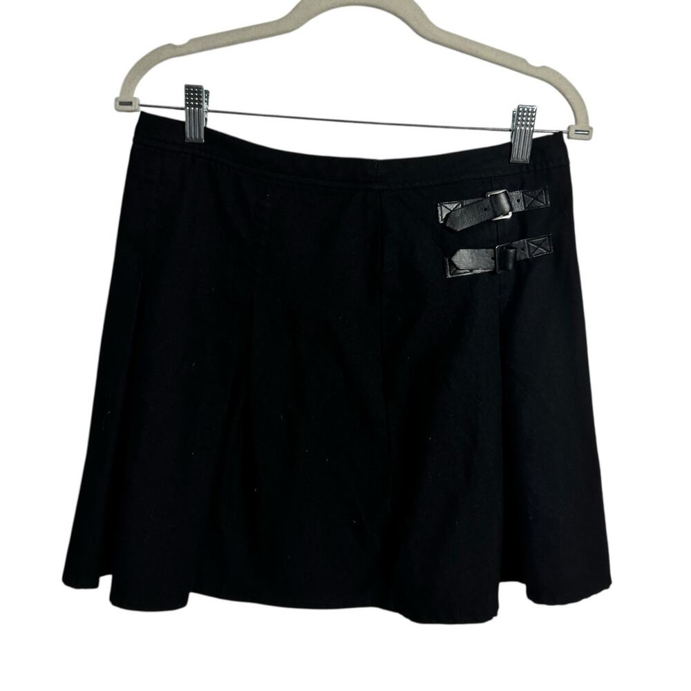 Hot Topic Goth Grunge Buckle Women L Black Dark Academia Rockstar Punk